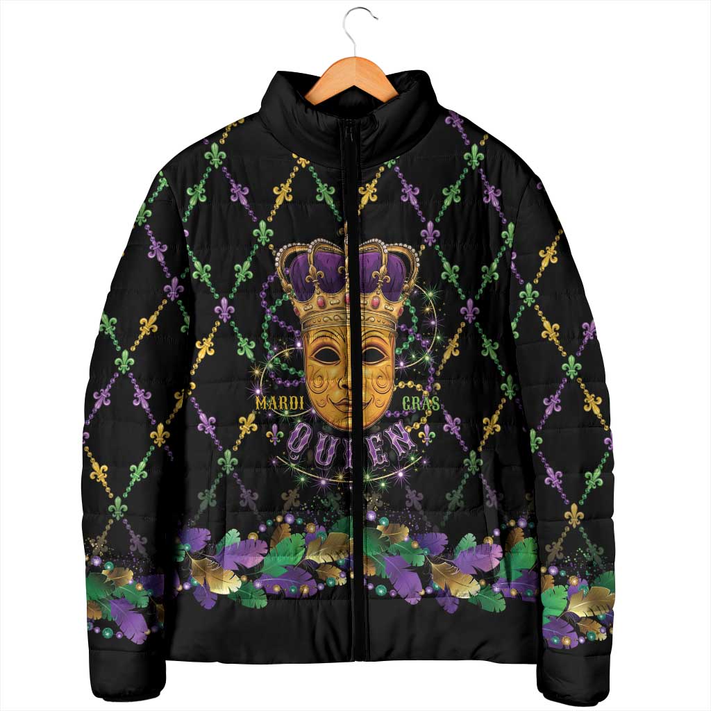 Mardi Gras King Padded Jacket Let the Good Times Roll - Wonder Print Shop