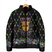 Mardi Gras King Padded Jacket Let the Good Times Roll - Wonder Print Shop