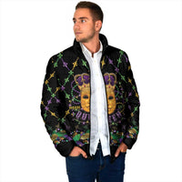 Mardi Gras King Padded Jacket Let the Good Times Roll - Wonder Print Shop