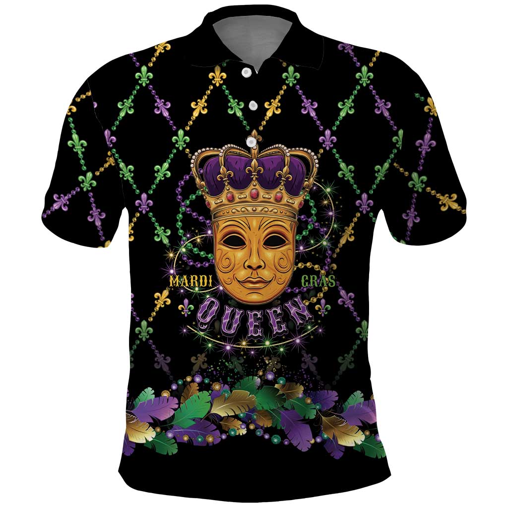 Mardi Gras King Polo Shirt Let the Good Times Roll - Wonder Print Shop