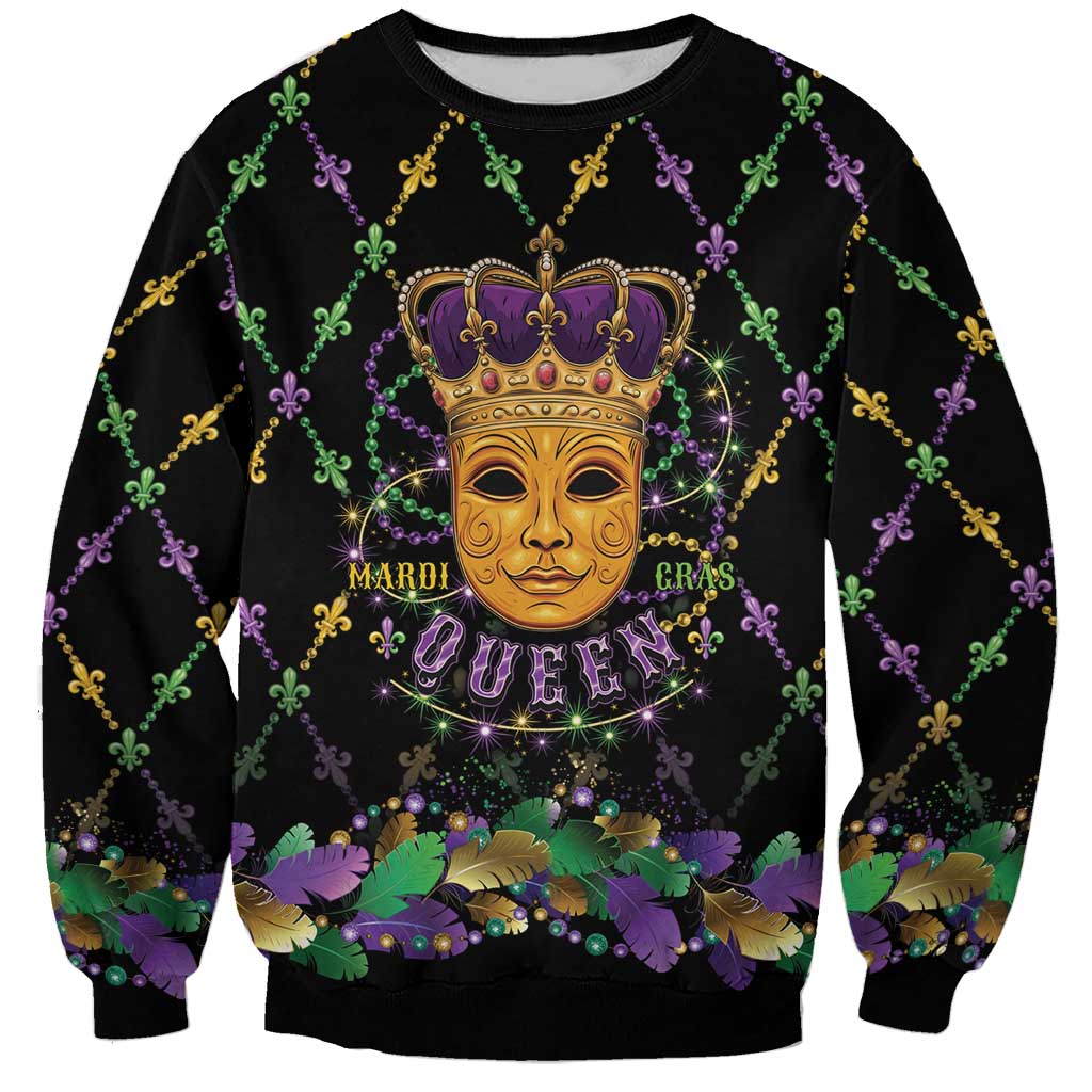 Mardi Gras King Sweatshirt Let the Good Times Roll - Wonder Print Shop