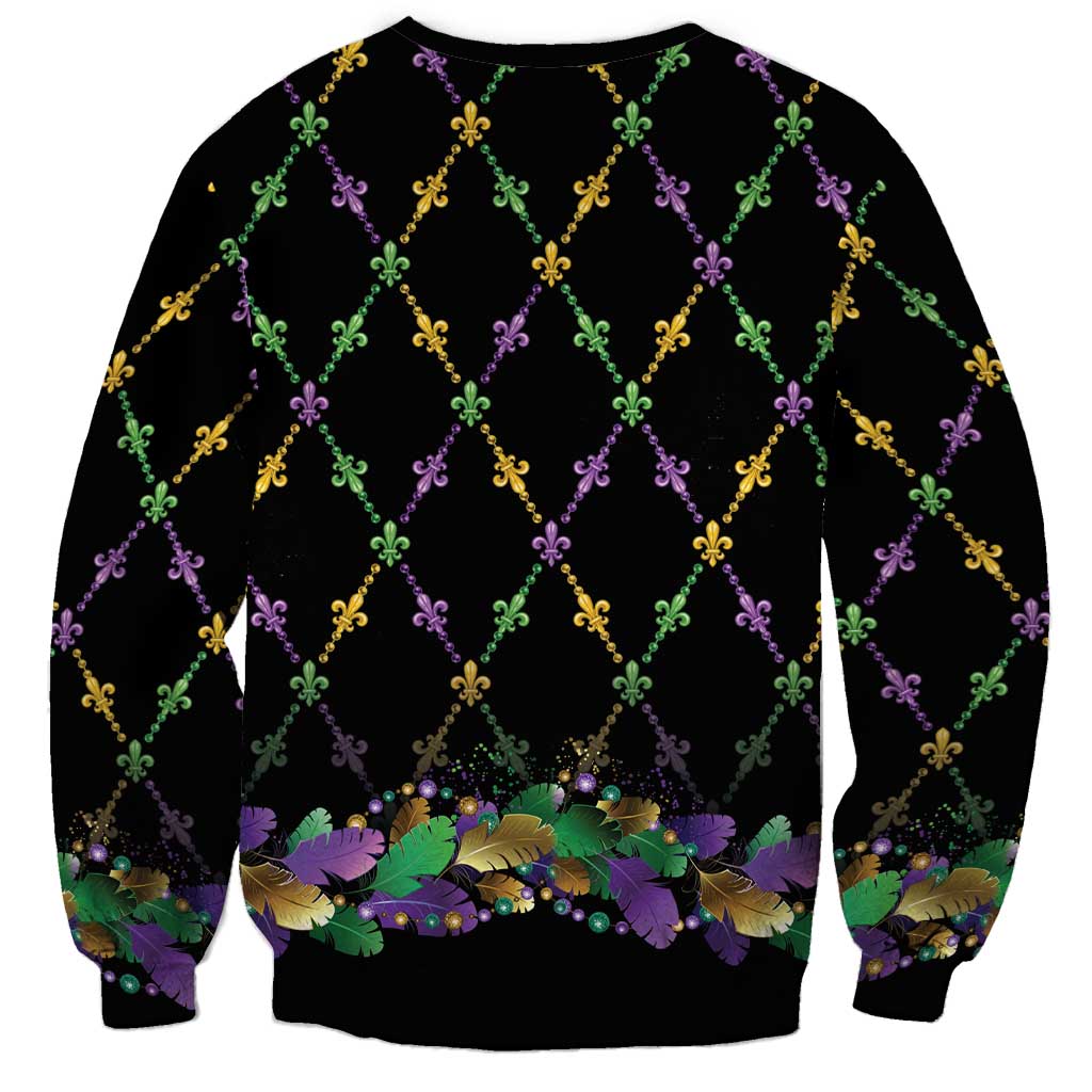 Mardi Gras King Sweatshirt Let the Good Times Roll - Wonder Print Shop