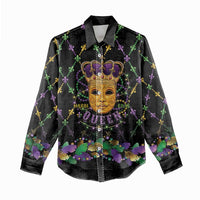 Mardi Gras King Women Casual Shirt Let the Good Times Roll - Wonder Print Shop