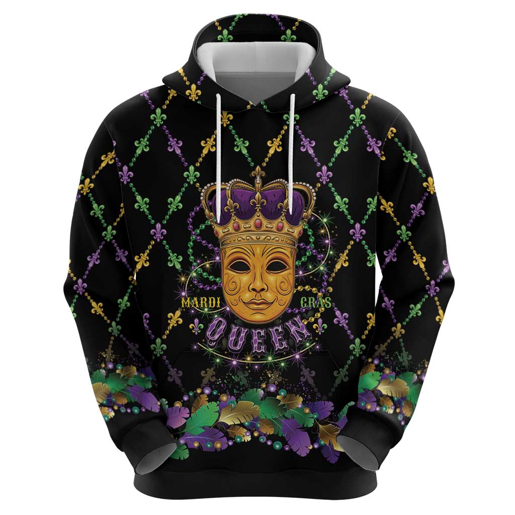 Mardi Gras King Zip Hoodie Let the Good Times Roll - Wonder Print Shop