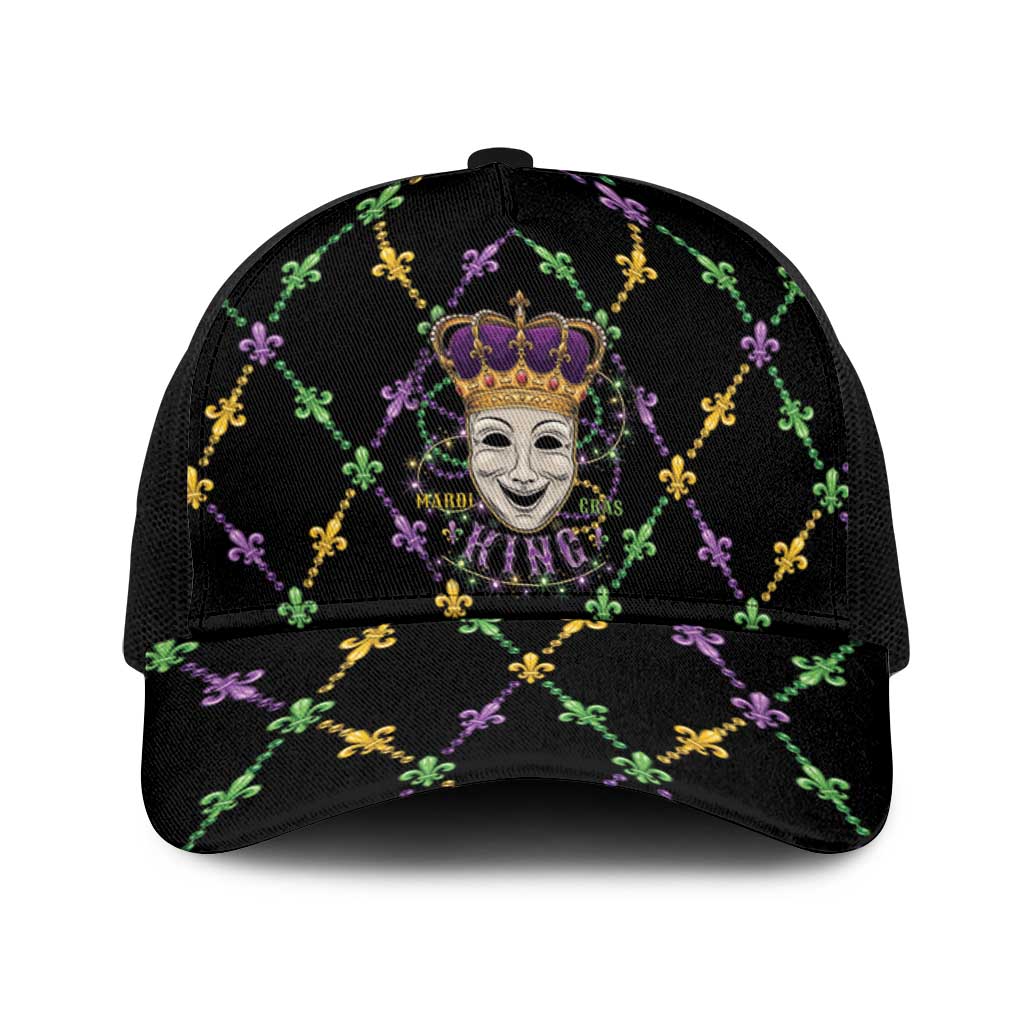 Mardi Gras Queen Baseball Net Cap Let the Good Times Roll - Wonder Print Shop