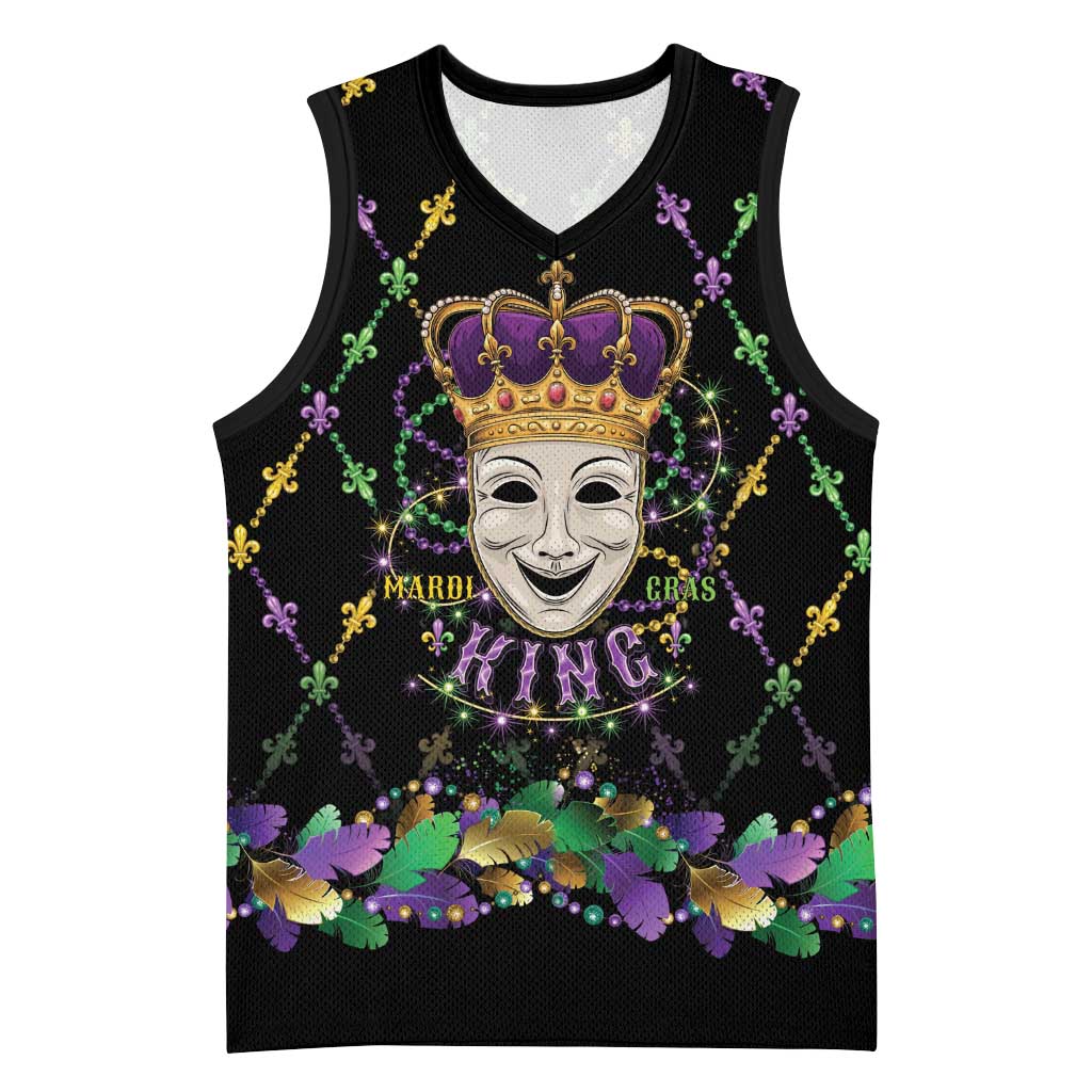 Mardi Gras Queen Basketball Jersey Let the Good Times Roll - Wonder Print Shop