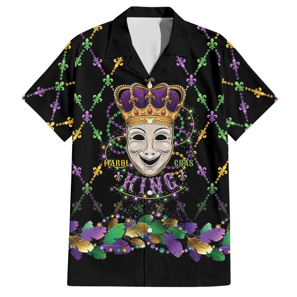 Mardi Gras Queen Hawaiian Shirt Let the Good Times Roll - Wonder Print Shop