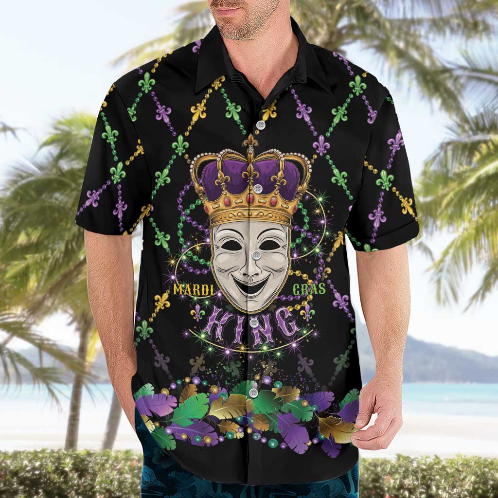 Mardi Gras Queen Hawaiian Shirt Let the Good Times Roll - Wonder Print Shop