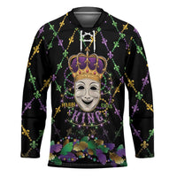Mardi Gras Queen Hockey Jersey Let the Good Times Roll - Wonder Print Shop