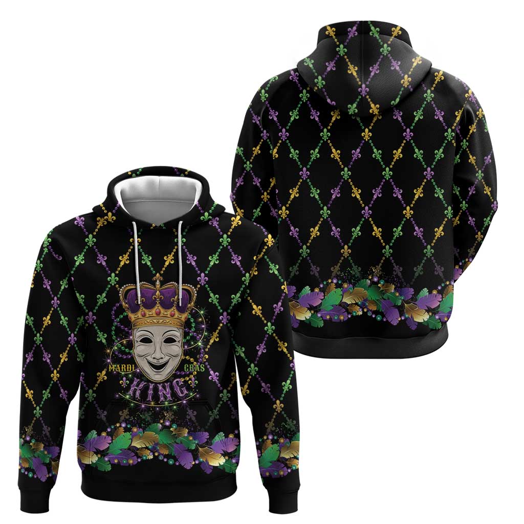 Mardi Gras Queen Hoodie Let the Good Times Roll - Wonder Print Shop