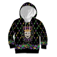 Mardi Gras Queen Kid Hoodie Let the Good Times Roll - Wonder Print Shop