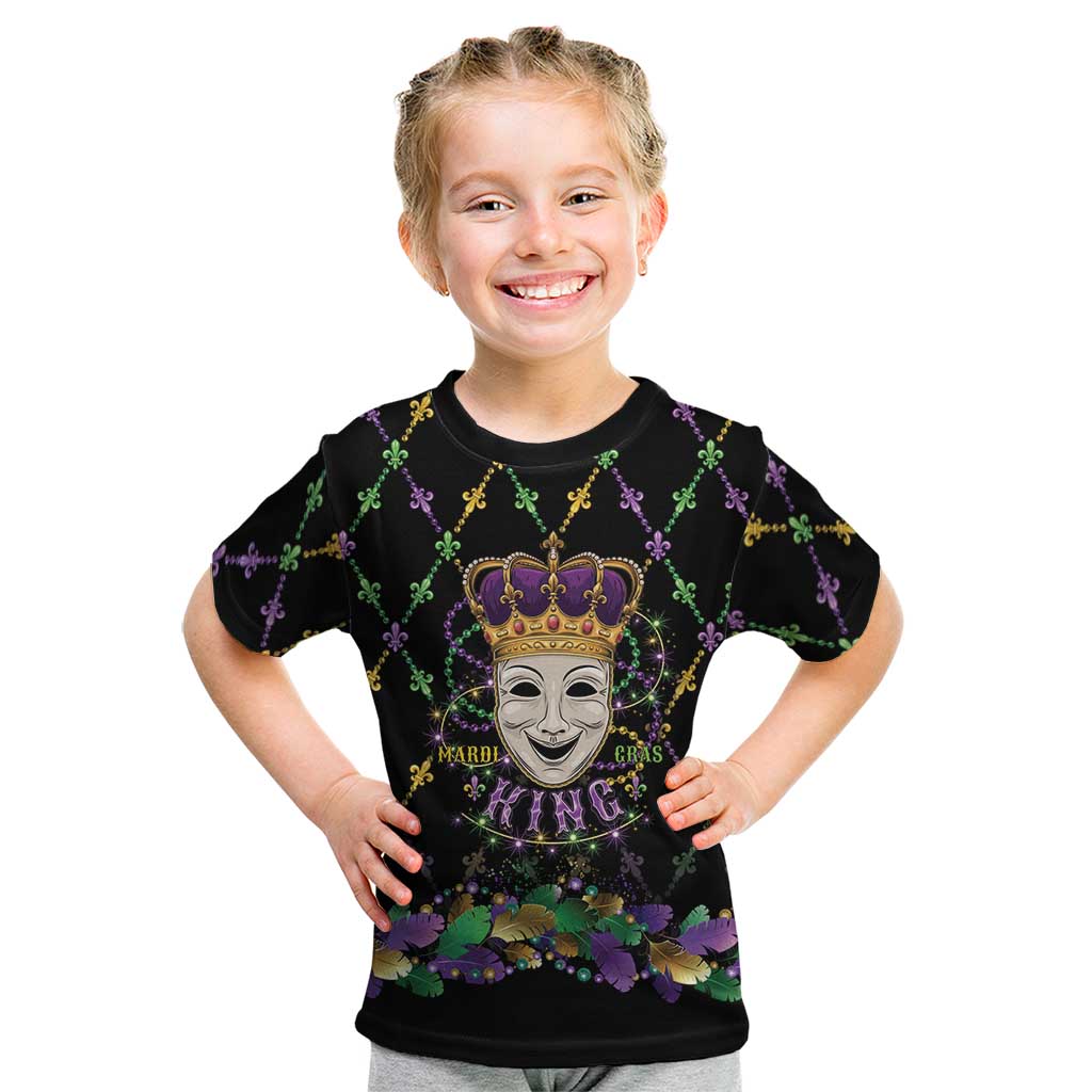 Mardi Gras Queen Kid T Shirt Let the Good Times Roll - Wonder Print Shop