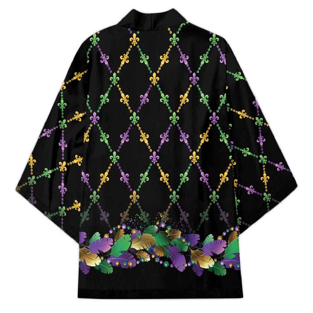 Mardi Gras Queen Kimono Let the Good Times Roll - Wonder Print Shop