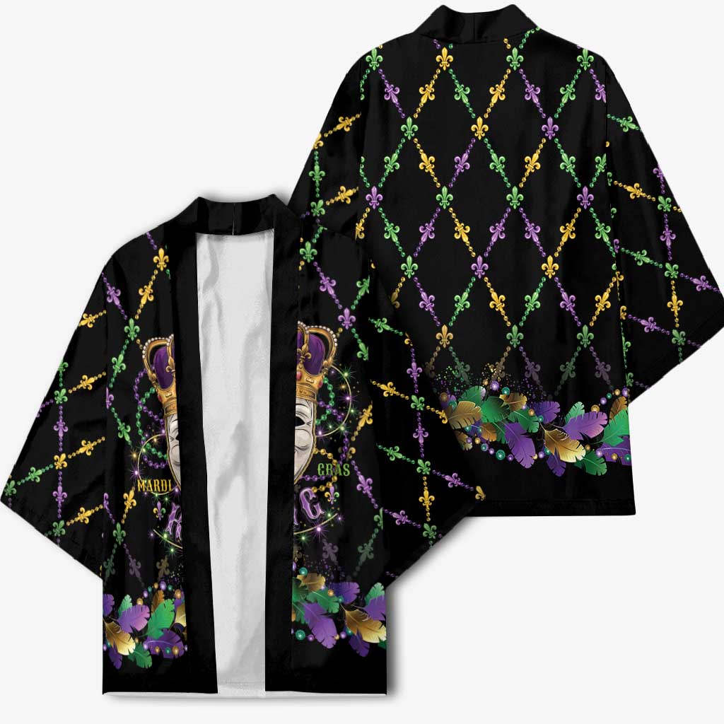 Mardi Gras Queen Kimono Let the Good Times Roll - Wonder Print Shop