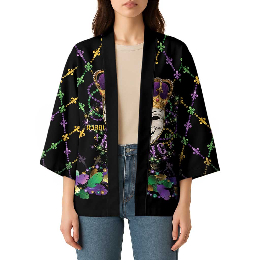 Mardi Gras Queen Kimono Let the Good Times Roll - Wonder Print Shop