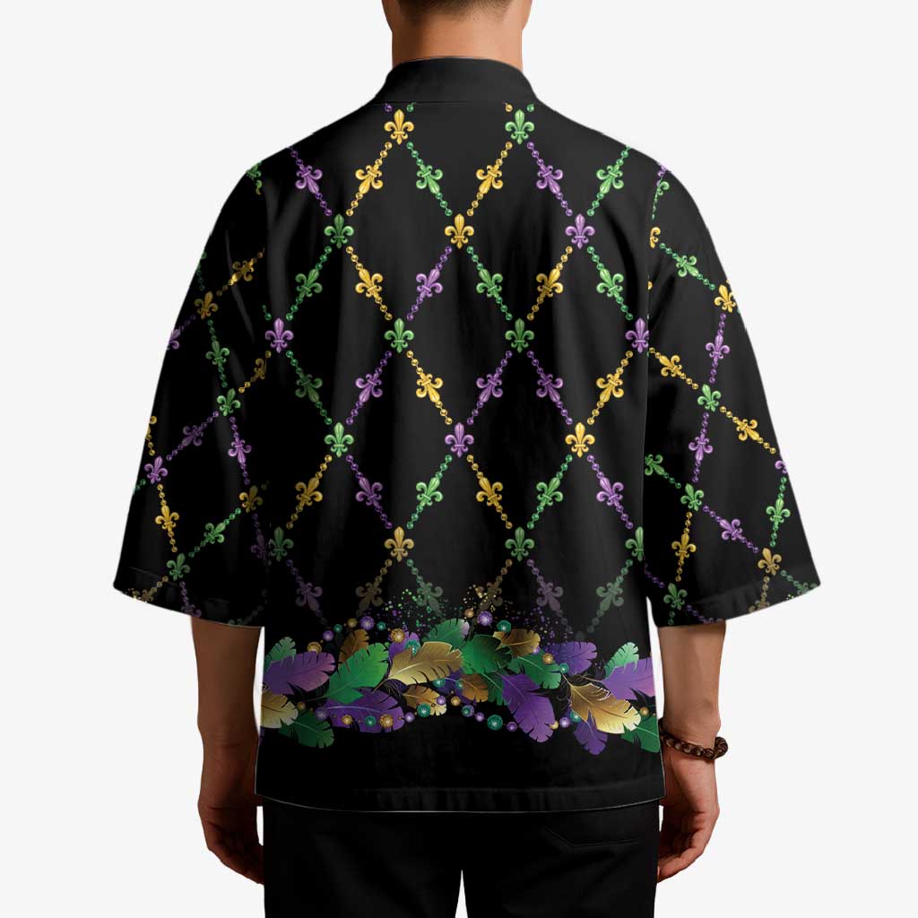 Mardi Gras Queen Kimono Let the Good Times Roll - Wonder Print Shop