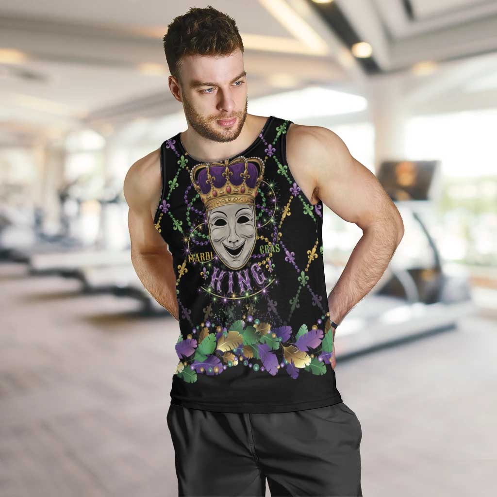 Mardi Gras Queen Men Tank Top Let the Good Times Roll - Wonder Print Shop