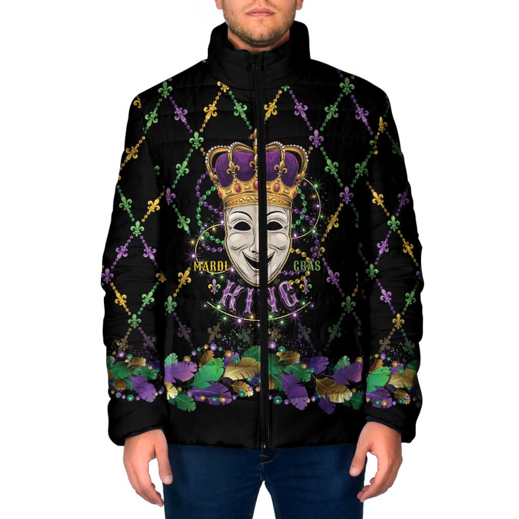 Mardi Gras Queen Padded Jacket Let the Good Times Roll - Wonder Print Shop