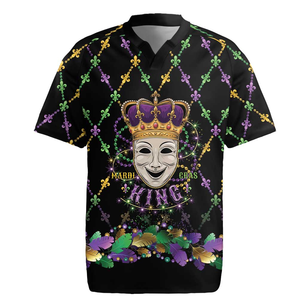 Mardi Gras Queen Rugby Jersey Let the Good Times Roll - Wonder Print Shop