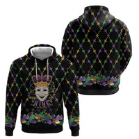 Mardi Gras Queen Zip Hoodie Let the Good Times Roll - Wonder Print Shop