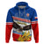 Serbia and Montenegro National Day Hoodie Eagle With Mimosa Flower