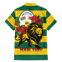 Togo Independence Day Family Matching Mermaid Dress and Hawaiian Shirt Lion With Rosa Flag Style - Wonder Print Shop