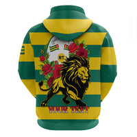 Togo Independence Day Zip Hoodie Lion With Rosa Flag Style - Wonder Print Shop