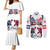 Custom USA vs Canada Ice Hockey Face Off Couples Matching Mermaid Dress and Long Sleeve Button Shirt Stars Maple Leaf