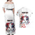 Custom USA vs Canada Ice Hockey Face Off Couples Matching Off Shoulder Maxi Dress and Hawaiian Shirt Stars Maple Leaf