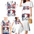 Custom USA vs Canada Ice Hockey Face Off Family Matching Mermaid Dress and Hawaiian Shirt Stars Maple Leaf