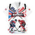Custom USA vs Canada Ice Hockey Face Off Family Matching Mermaid Dress and Hawaiian Shirt Stars Maple Leaf