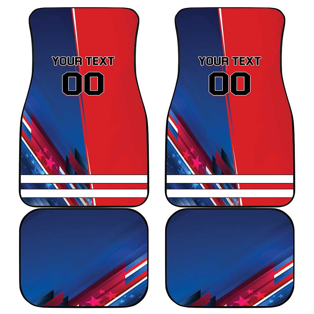 USA vs Canada Ice Hockey Face Off Car Mats Hockey Championship