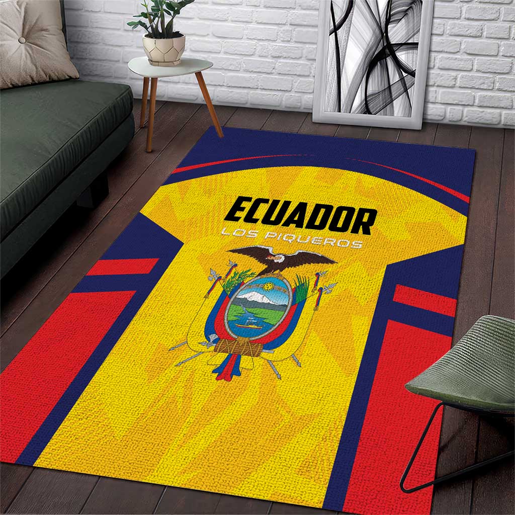 Ecuador Rugby Area Rug Los Piqueros Go Champions