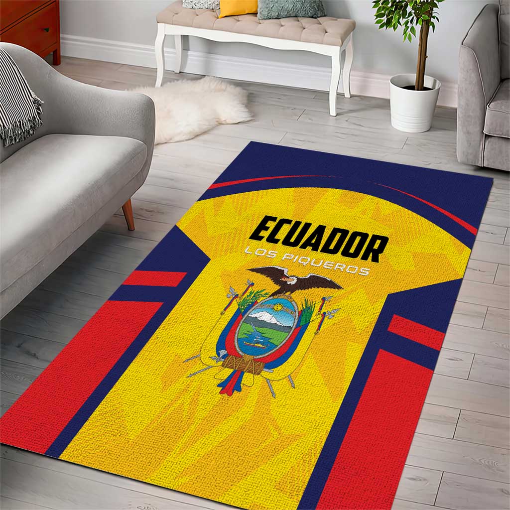 Ecuador Rugby Area Rug Los Piqueros Go Champions