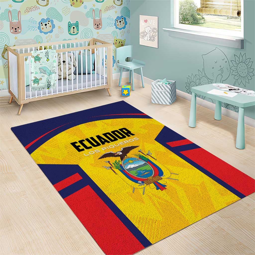 Ecuador Rugby Area Rug Los Piqueros Go Champions