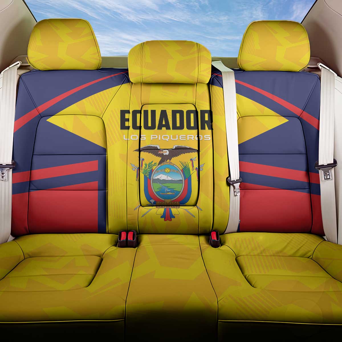 Ecuador Rugby Back Car Seat Cover Los Piqueros Go Champions