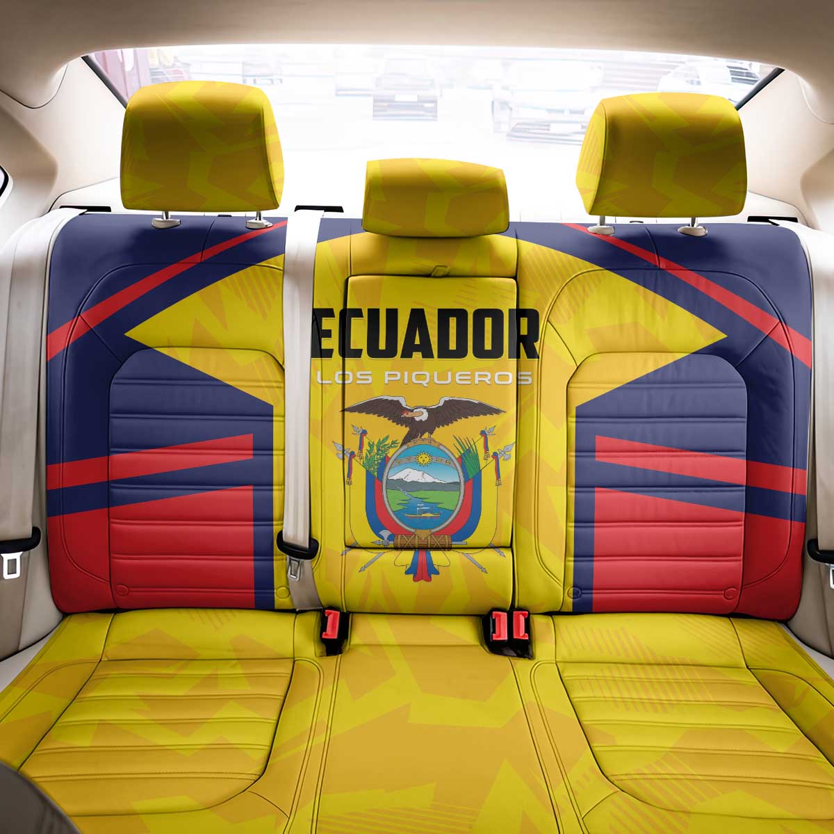 Ecuador Rugby Back Car Seat Cover Los Piqueros Go Champions