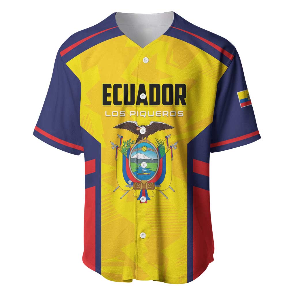 Custom Ecuador Rugby Baseball Jersey Los Piqueros Go Champions