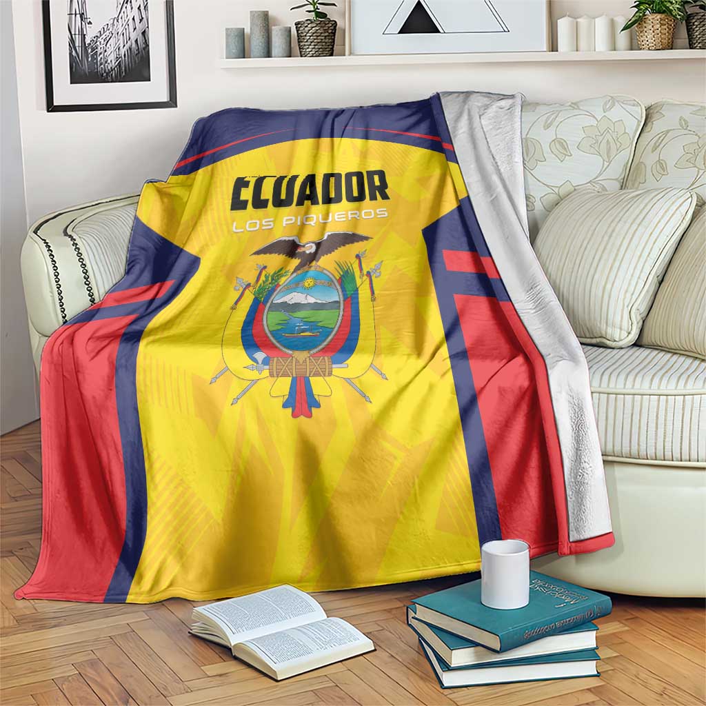 Ecuador Rugby Blanket Los Piqueros Go Champions
