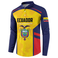 Custom Ecuador Rugby Button Sweatshirt Los Piqueros Go Champions