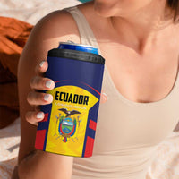 Custom Ecuador Rugby 4 in 1 Can Cooler Tumbler Los Piqueros Go Champions