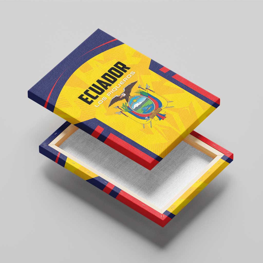 Ecuador Rugby Canvas Wall Art Los Piqueros Go Champions