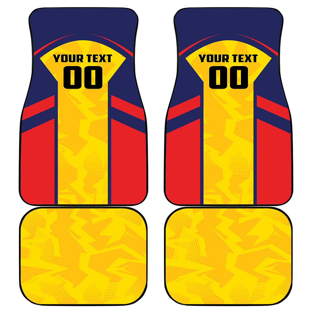 Ecuador Rugby Car Mats Los Piqueros Go Champions