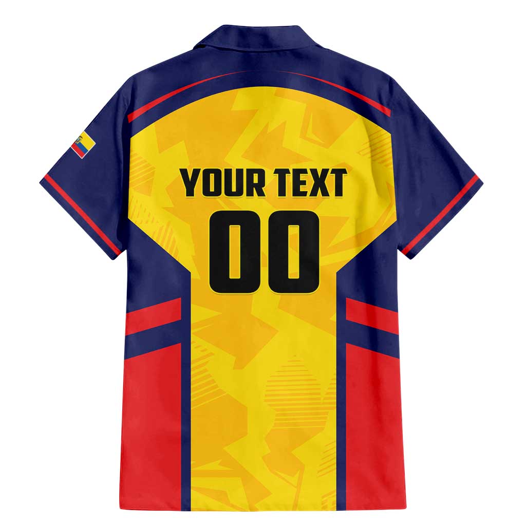 Custom Ecuador Rugby Family Matching Mermaid Dress and Hawaiian Shirt Los Piqueros Go Champions