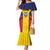 Custom Ecuador Rugby Family Matching Mermaid Dress and Hawaiian Shirt Los Piqueros Go Champions