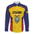 Custom Ecuador Rugby Family Matching Off The Shoulder Long Sleeve Dress and Hawaiian Shirt Los Piqueros Go Champions
