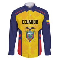 Custom Ecuador Rugby Family Matching Off Shoulder Short Dress and Hawaiian Shirt Los Piqueros Go Champions