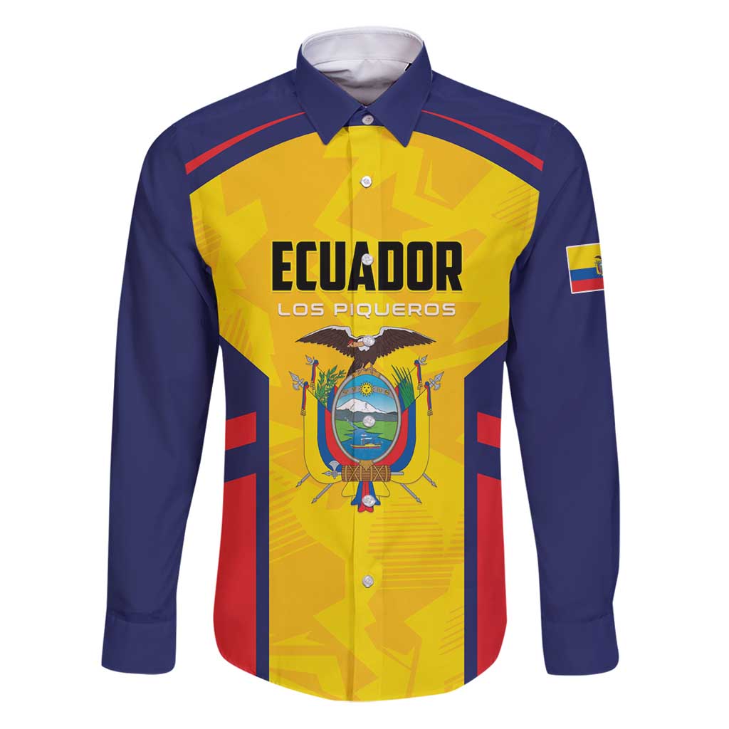 Custom Ecuador Rugby Family Matching Puletasi and Hawaiian Shirt Los Piqueros Go Champions