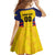 Custom Ecuador Rugby Family Matching Summer Maxi Dress and Hawaiian Shirt Los Piqueros Go Champions