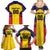 Custom Ecuador Rugby Family Matching Summer Maxi Dress and Hawaiian Shirt Los Piqueros Go Champions